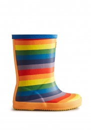 HunterRegenlaarzenKFT5092RMA-MULBlauwOranjemaat