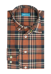 DistrictIndigoOverhemdRuitOranje43