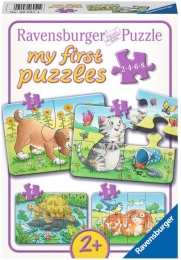 MyFirstPuzzle-SchattigehuisdierenPuzzel4in1