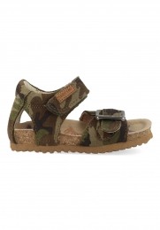 ShoesmeSandalenBI23S093-HLegerGroen-25maat25