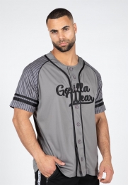 GorillaWear82BaseballJersey-Grijs-L