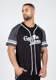 GorillaWear82BaseballJersey-Zwart-S