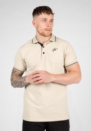 GorillaWearDelanoPolo-BeigeZwart-S