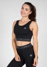 GorillaWearOsseoCropTop-Zwart-S