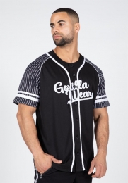 GorillaWear82BaseballJersey-Zwart-S