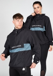 GorillaWearBoltonWindbreaker-UnisexAnorak-Zwart-S