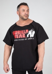 GorillaWearClassicWorkOutTop-Zwart-SM