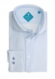 DistrictIndigoOverhemdPerformancePrintLBlue38