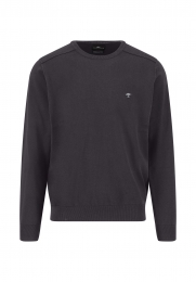 FynchHattonPulloverO-NeckSuperfinePlusCharcoalXL