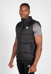 GorillaWearIrvinePufferVest-Bodywarmer-Zwart-M