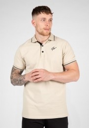 GorillaWearDelanoPolo-BeigeZwart-M