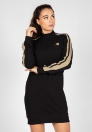 GorillaWearIsabellaSweatshirtJurk-Zwart-S