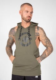 GorillaWearLawrenceMouwlozeHoodie-Legergroen-S