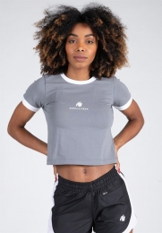 GorillaWearNewOrleansCroppedT-Shirt-Grijs-M