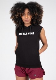 GorillaWearVirginiaMouwloosHoodie-Zwart-M