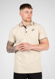 GorillaWearDelanoPolo-BeigeZwart-M