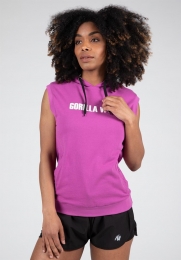 GorillaWearVirginiaMouwloosHoodie-Fuchsia-XL