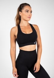 GorillaWearYavaSeamlessSportbeha-Zwart-SM