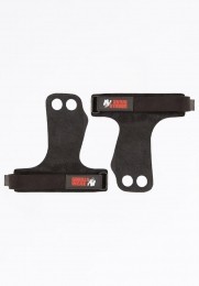 GorillaWear2-HoleLerenLiftingGrips-Zwart-L