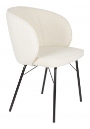 ZILTEetkamerstoelLysandraBoucl-OffWhite