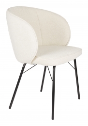 ZILTEetkamerstoelLysandraBoucl-OffWhite
