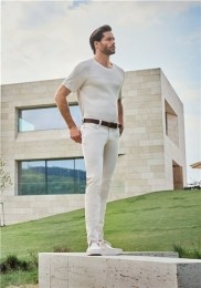 AlbertoSUPERSLIMSuperstretchColouredDenimWhite31-34