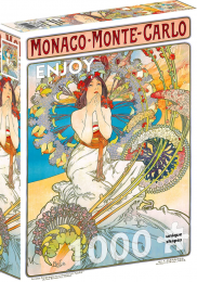 MonacoMonteCarlo-AlphonseMuchaPuzzel1000stukjes