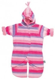 SplitVoetenzakPinkStripe0-6mnd