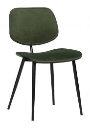 WOOODEetkamerstoelJackieVelvet-Groen-Exclusive