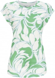 Abstractebloemenpyjamashirtgroen