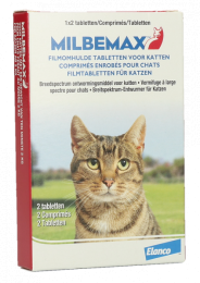 MilbemaxTablettenKatGroot2Tabletten2kilo