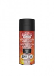 Rust-OleumHittebestendigeMetaalverfZwart400ml