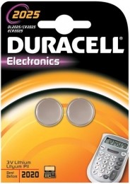 DuracellKnoopcelBatterij2025NietOplaadbaar2Stuks