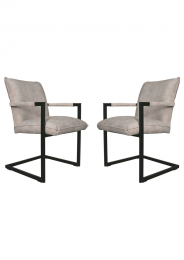 EetkamerstoelBostonnaturelvelvet