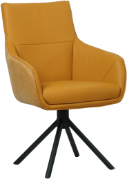 lerenindustriledraaibareeetkamerstoelFancy-leer