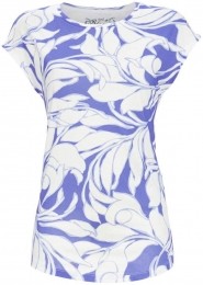 Abstractebloemenpyjamashirtblauw