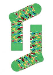 HappySocksSantasHatSokken-Groen
