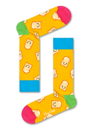 HappySocksToastSokkenGeel