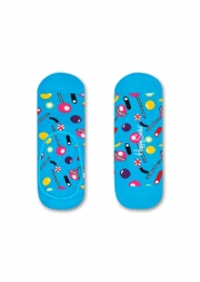 HappySocksCandyLinerSokkenFootiesBlauw