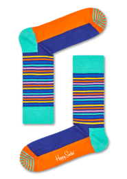 HappySocksEasterHalfStripeSokkenTurquoise