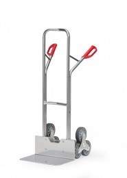 FetraAK1326TraploperSteekwagen-Aluminium-3-wielsterMassiefRubber160X40Mm