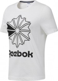ReebokClassicsBigLogoGraphicTee-MaatXS-DamesSportshirt-BlackWhite