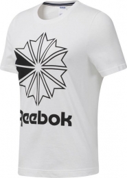 ReebokClassicsBigLogoGraphicTee-MaatXS-DamesSportshirt-BlackWhite