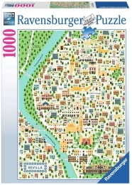 MapofSevillePuzzel1000stukjes