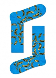HappySocksxAndyWarholBananaBlauw