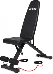 VirtuFitOpvouwbareVerstelbareFitnessbankFB100