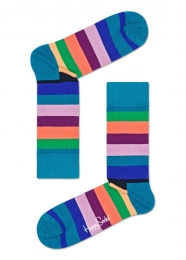 HappySocksStripesSokkenBlauwgroenMaat36-40