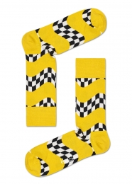 HappySocksRaceSokkenGeel