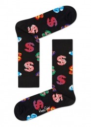 HappySocksxAndyWarholDollarZwart