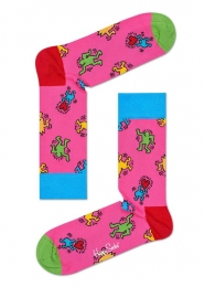 HappySocksxKeithHaringDancingRoze